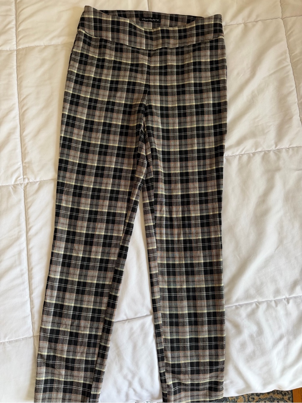Counterparts Plaid Chinos in Black, Gray & Tan